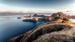 Komodo National Park, Padar Island Komodo National Park Padar Island at sunrise