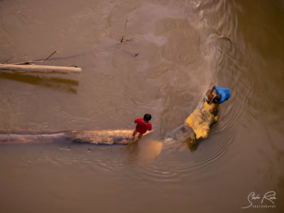 Cleaning-river-Ecuador-Kopter-Yasuni-National-Park